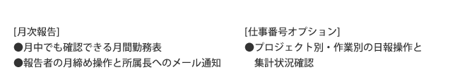 月次報告