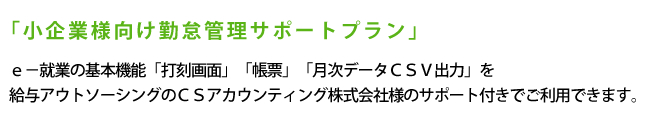 サポートプラン