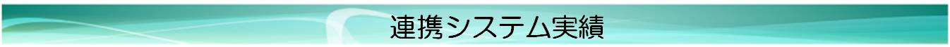 連携システム実績